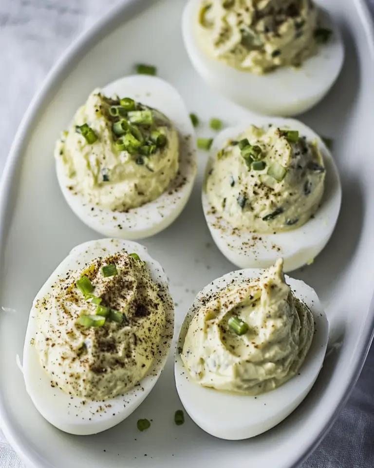 Homemade Truffle Oil Deviled Eggs: An Elegant Twist on a Classic Appetizer photo