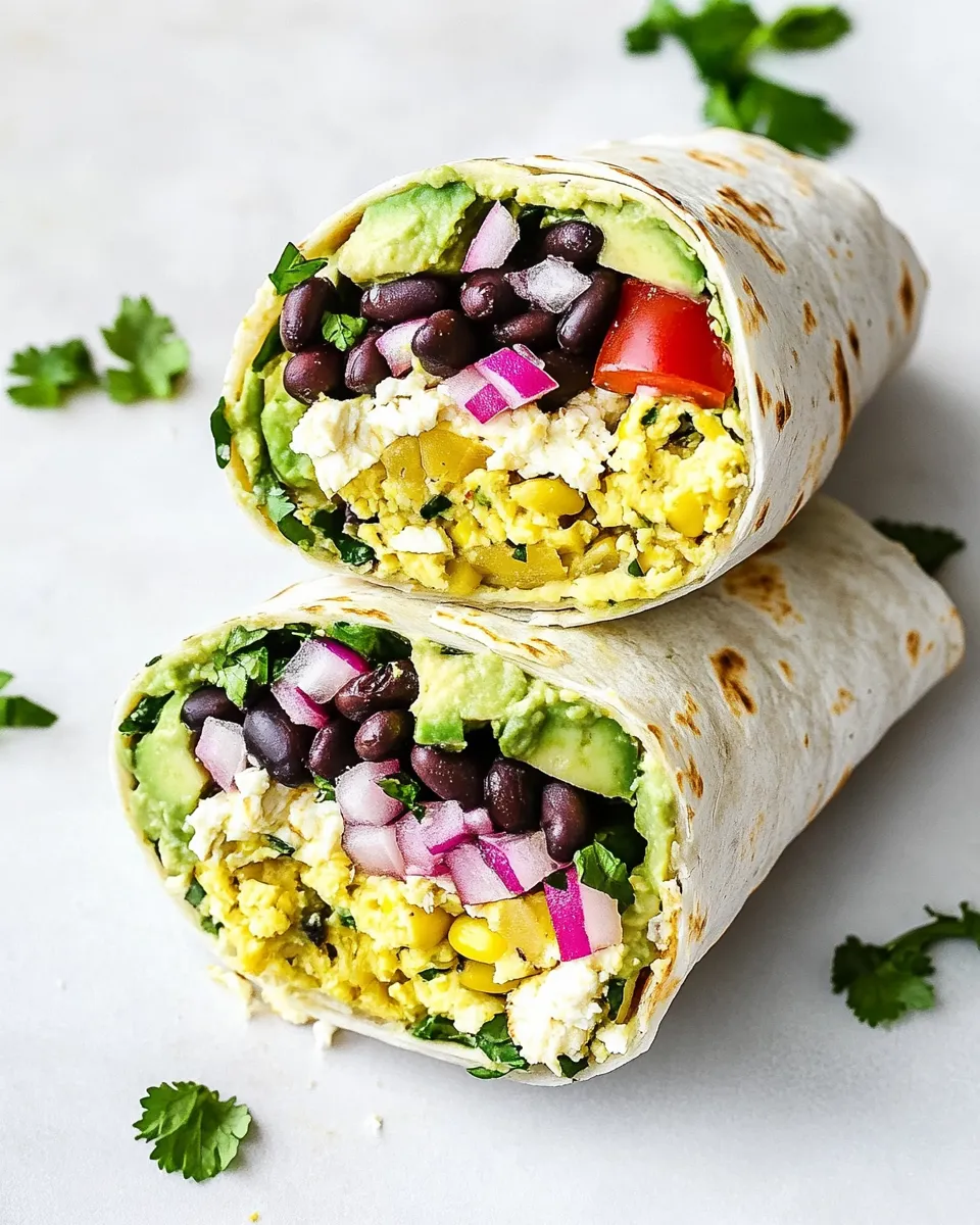 Classic Vegan Breakfast Burrito image