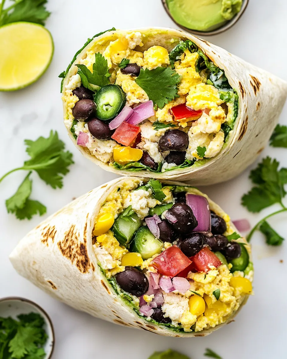 Easy Vegan Breakfast Burrito recipe photo