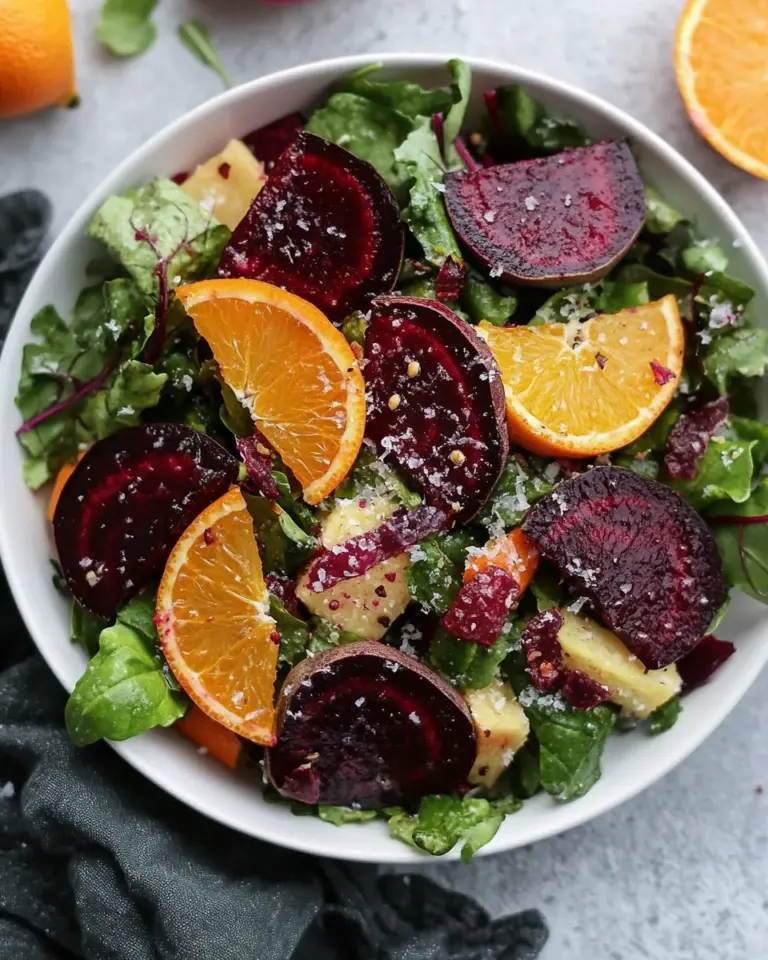 Homemade Winter Citrus Roasted Beet Salad photo