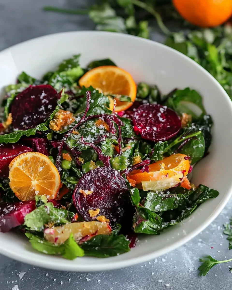 Easy Winter Citrus Roasted Beet Salad recipe photo