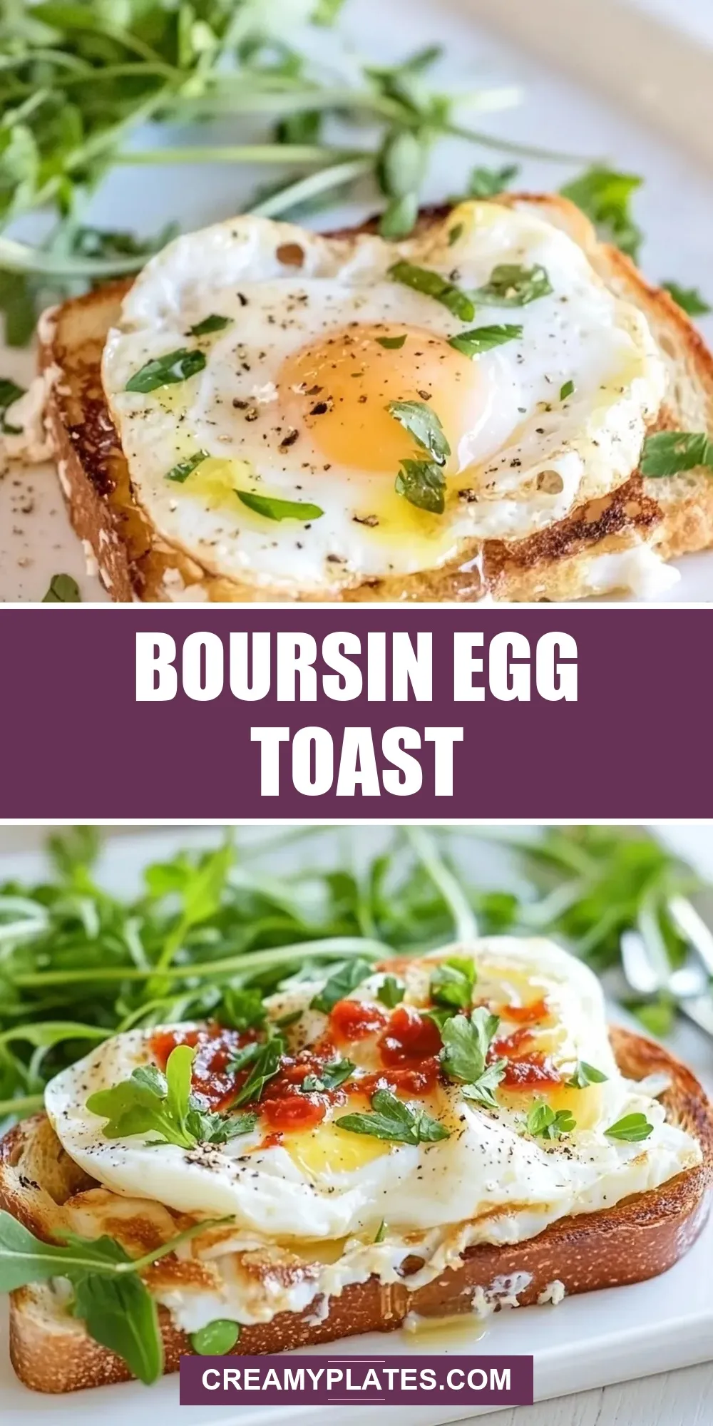 Amazing Boursin Egg Toast