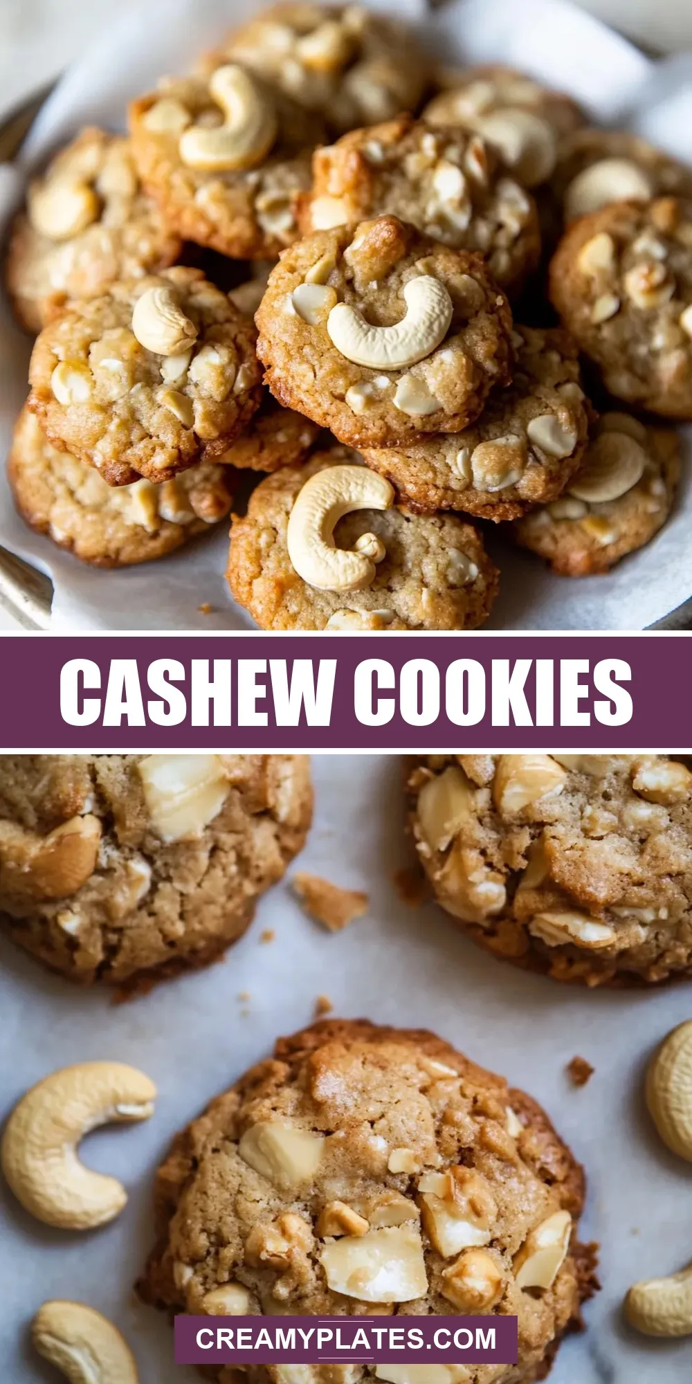 Healthy Cashew Cookies