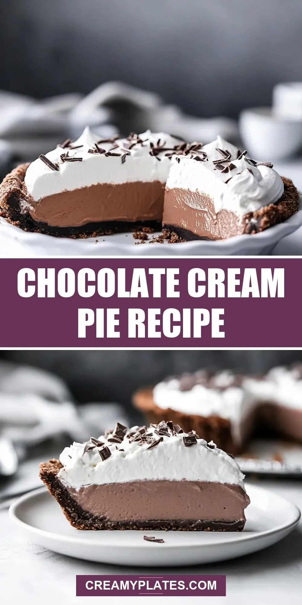 Easy Chocolate Cream Pie Recipe