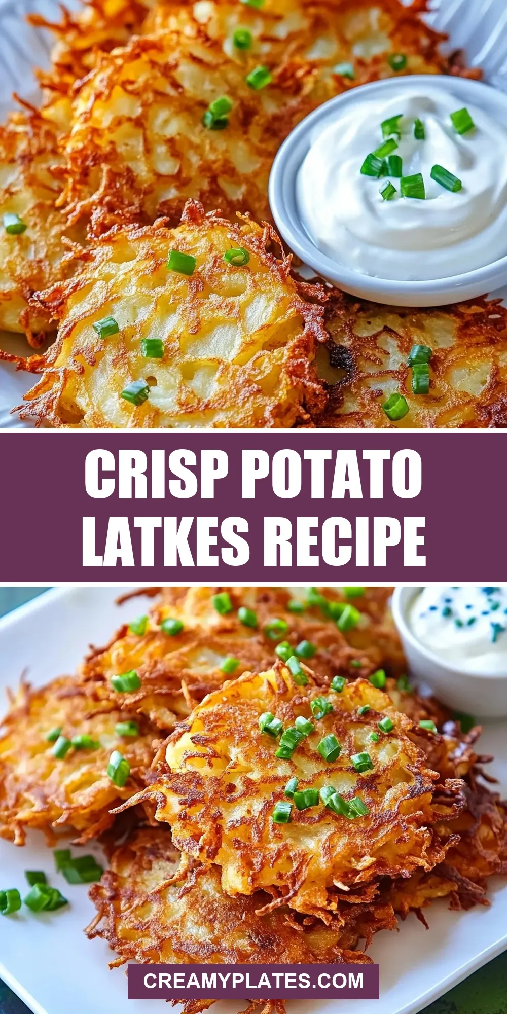 The Best Crisp Potato Latkes Ever
