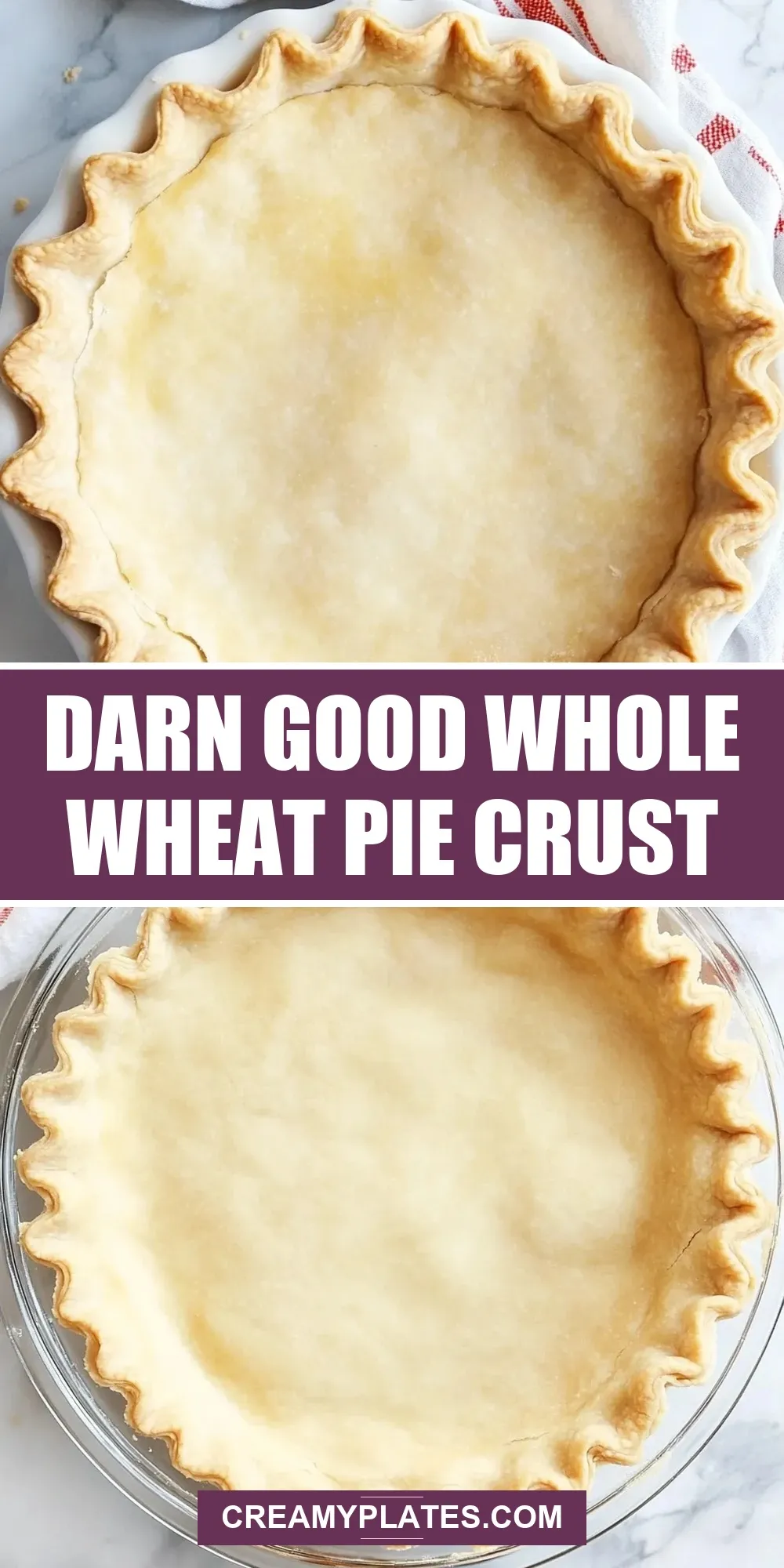 Healthy Darn Good Whole Wheat Pie Crust