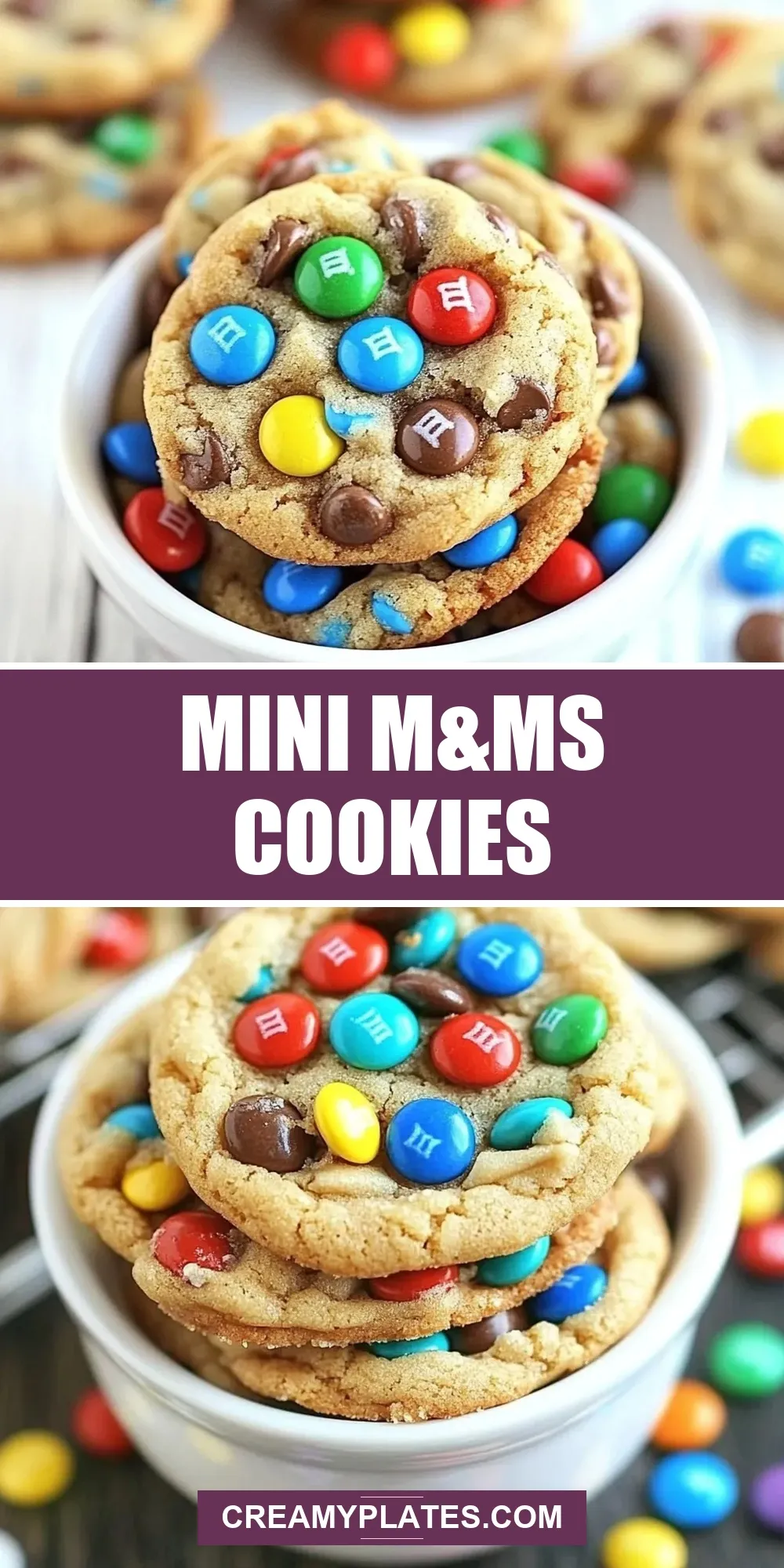Easy Mini M&Ms Cookies Recipe