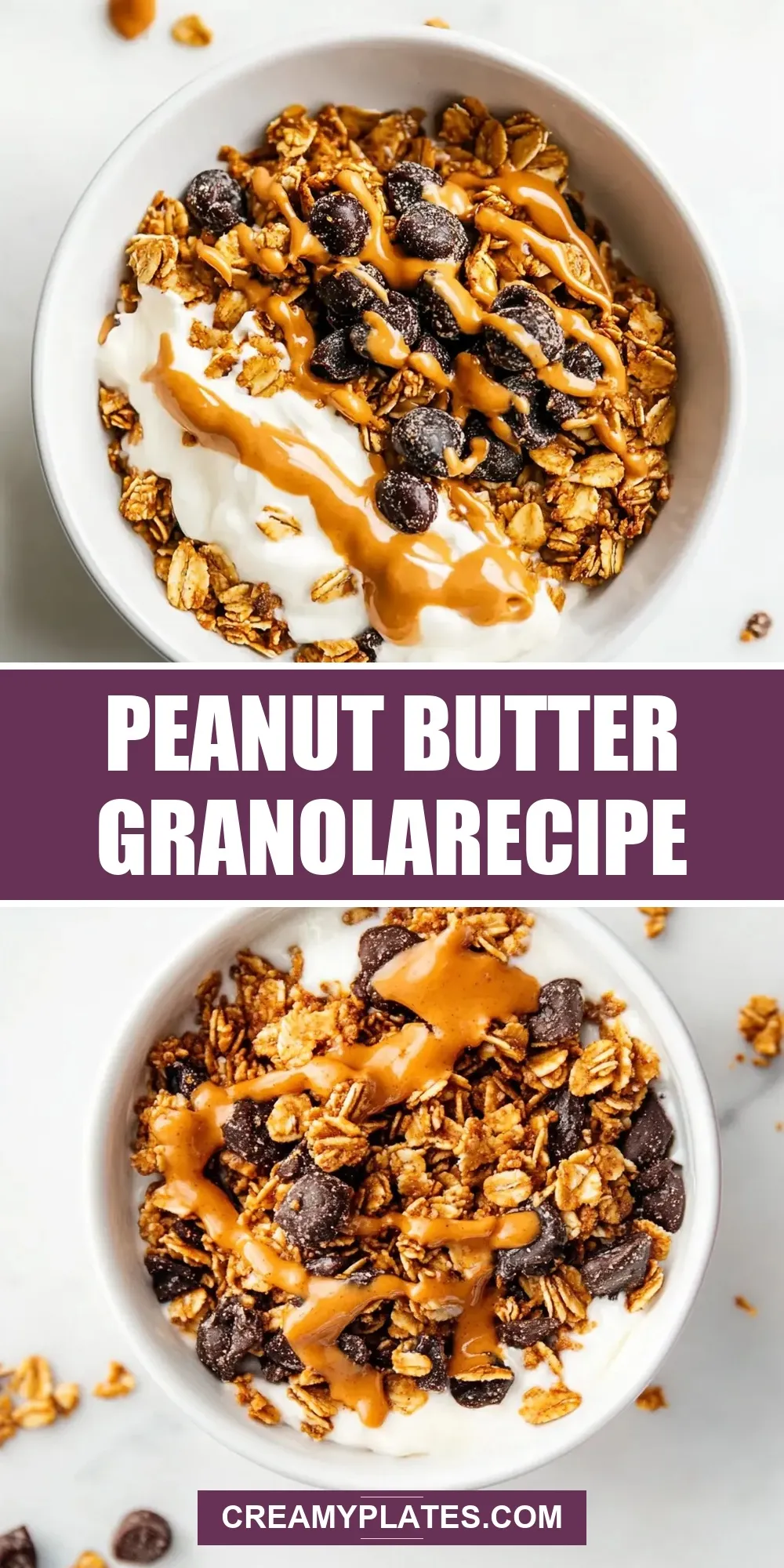 Peanut Butter Granola (Healthy & Delicious)