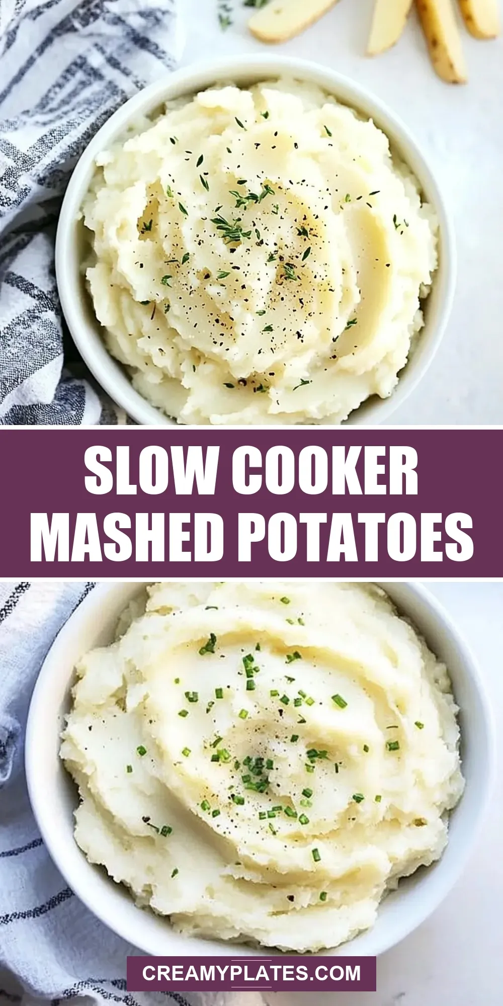 Slow Cooker Mashed Potatoes Recipe