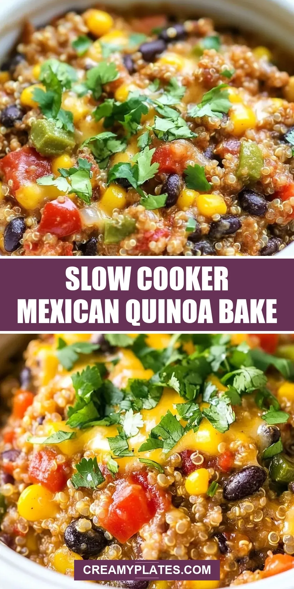 Slow Cooker Mexican Quinoa Bake (Easy & Delicious)