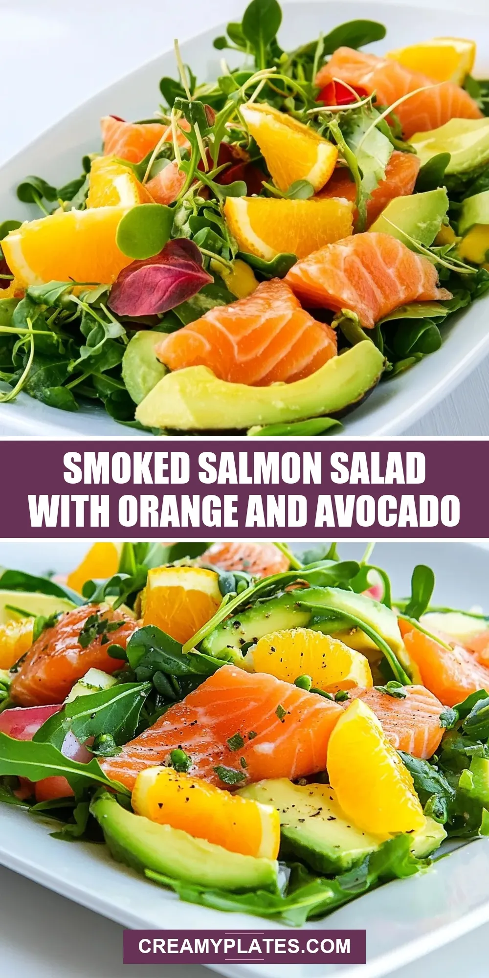 Easy Smoked Salmon Salad With Orange And Avocado Recipe
