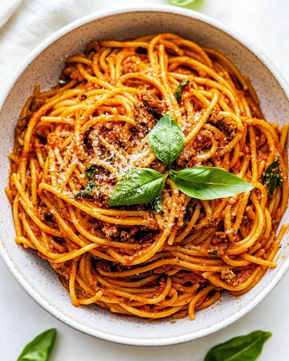 Easy 10 Minute Instant Pot Spaghetti photo
