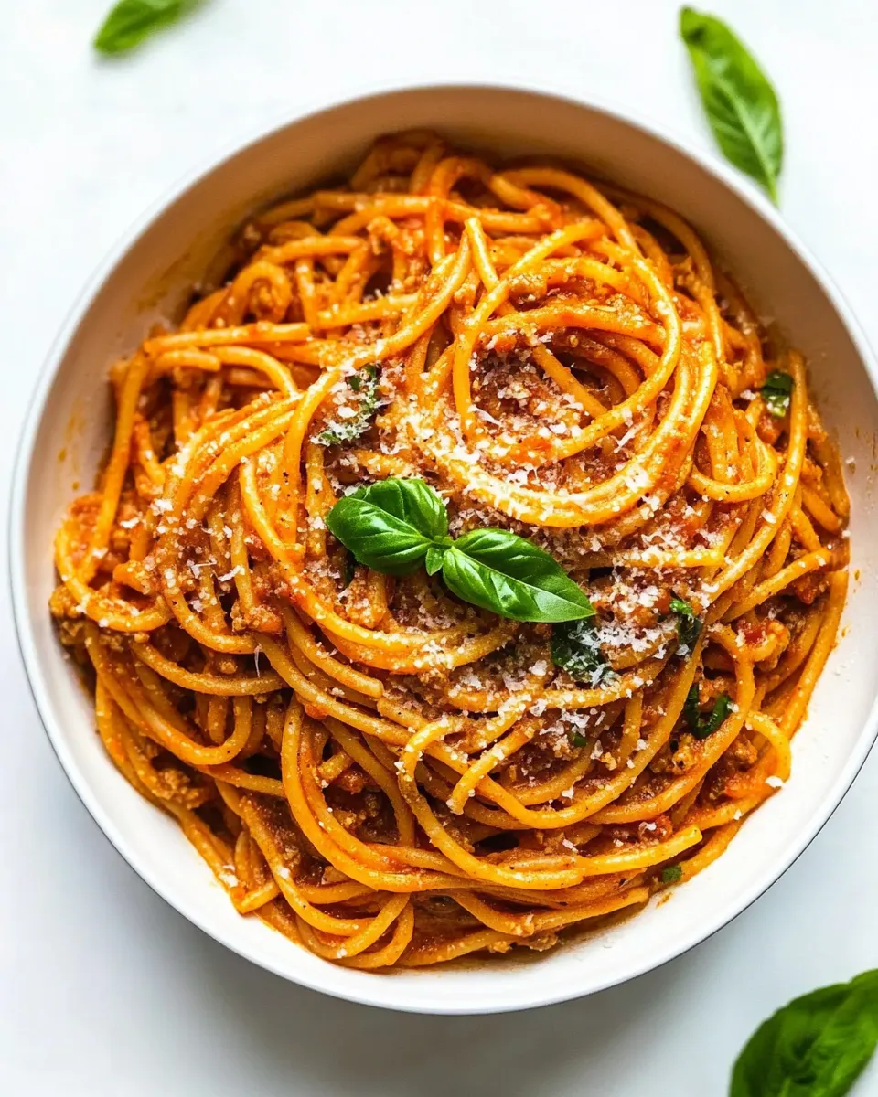Delicious 10 Minute Instant Pot Spaghetti image