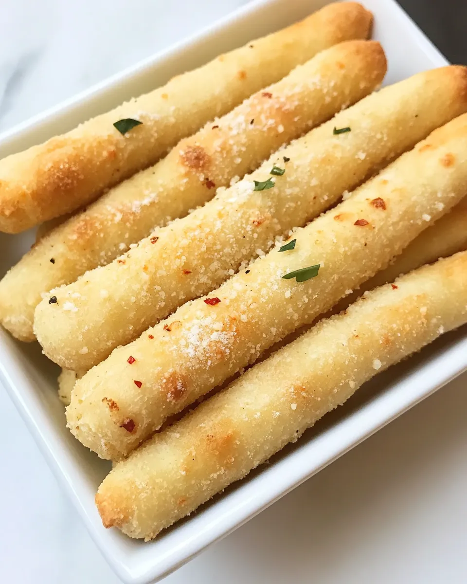 Homemade 2 Ingredient Dough Garlic Breadsticks recipe photo