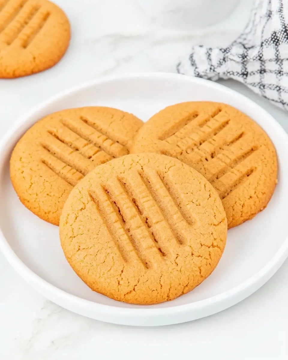 Easy 2 Ingredient Peanut Butter Cookies photo