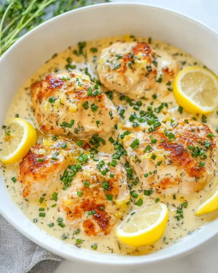 Easy 30-Minute Creamy Lemon Garlic Chicken photo