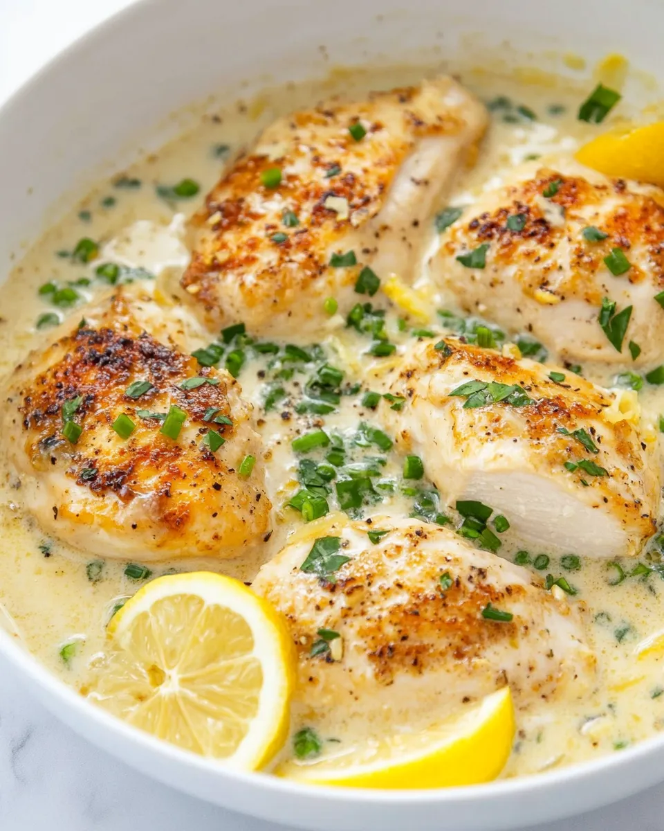 Quick 30-Minute Creamy Lemon Garlic Chicken recipe photo