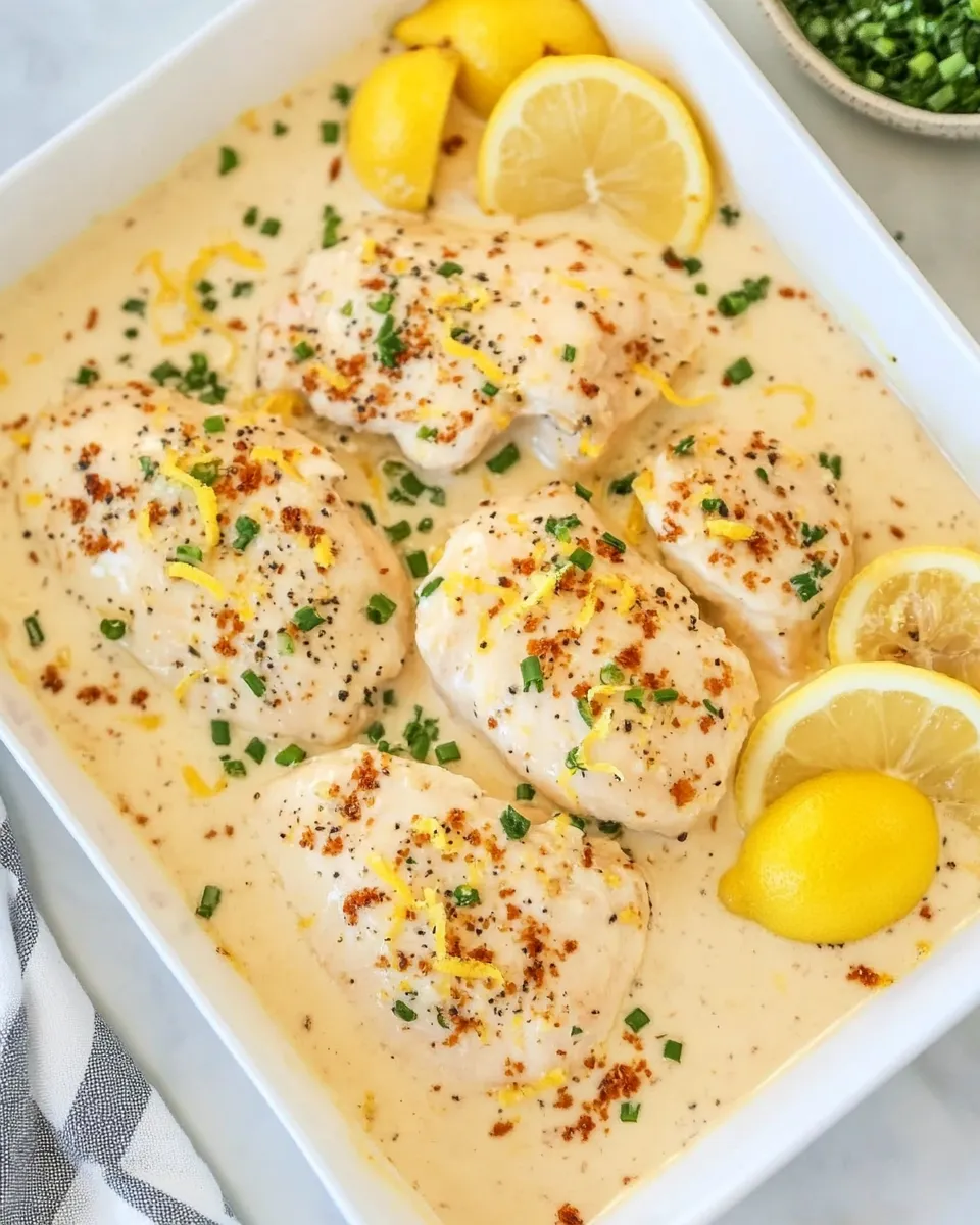 Tasty 30-Minute Creamy Lemon Garlic Chicken shot