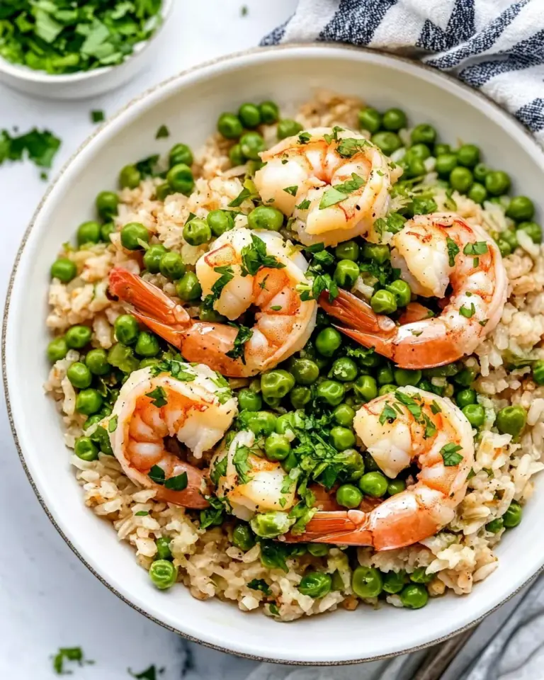 Easy 30-Minute Shrimp, Peas and Rice photo