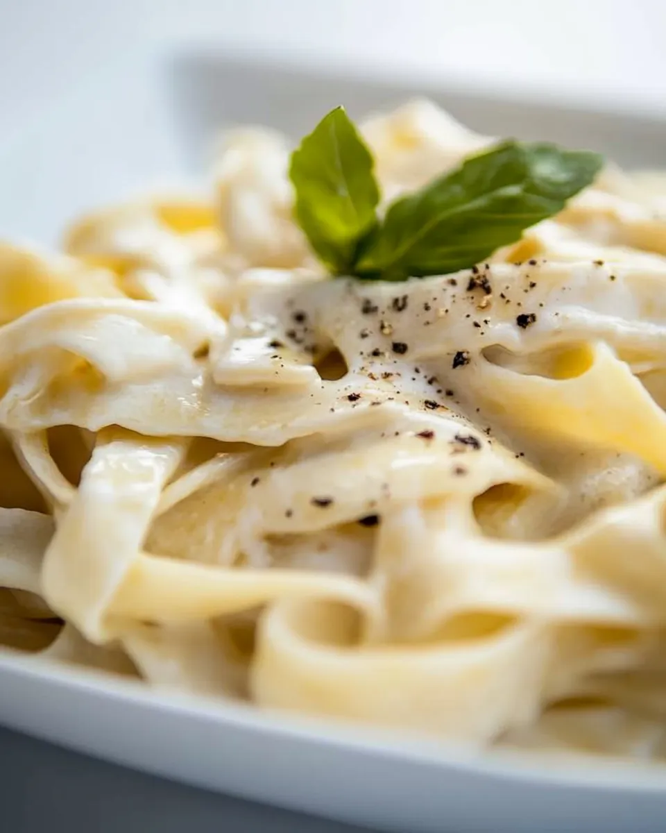 Classic 3 Ingredient Alfredo Sauce dish photo