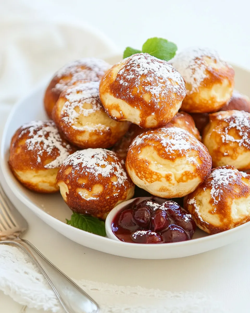 Classic Aebleskiver dish photo
