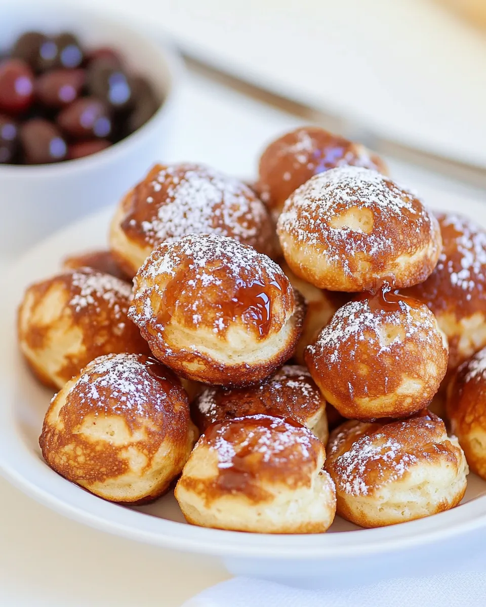 Easy Aebleskiver food shot