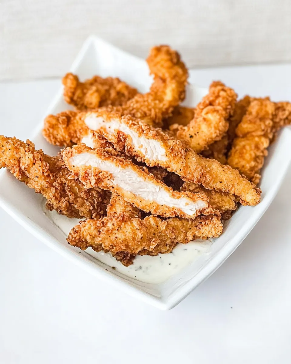 Quick Air-Fryer Frozen Chicken Tenders recipe photo