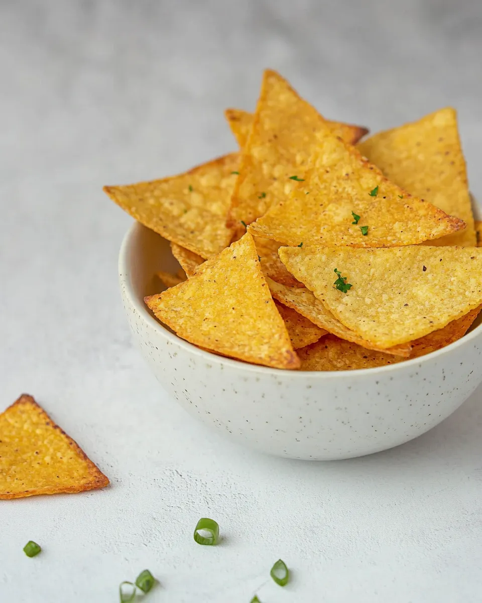 Easy Air-Fryer Tortilla Chips recipe photo