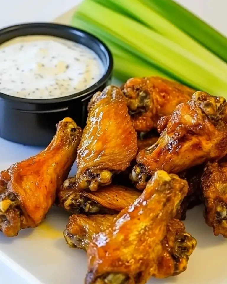 Homemade Air Fryer Buffalo Wings (Extra Easy) recipe photo