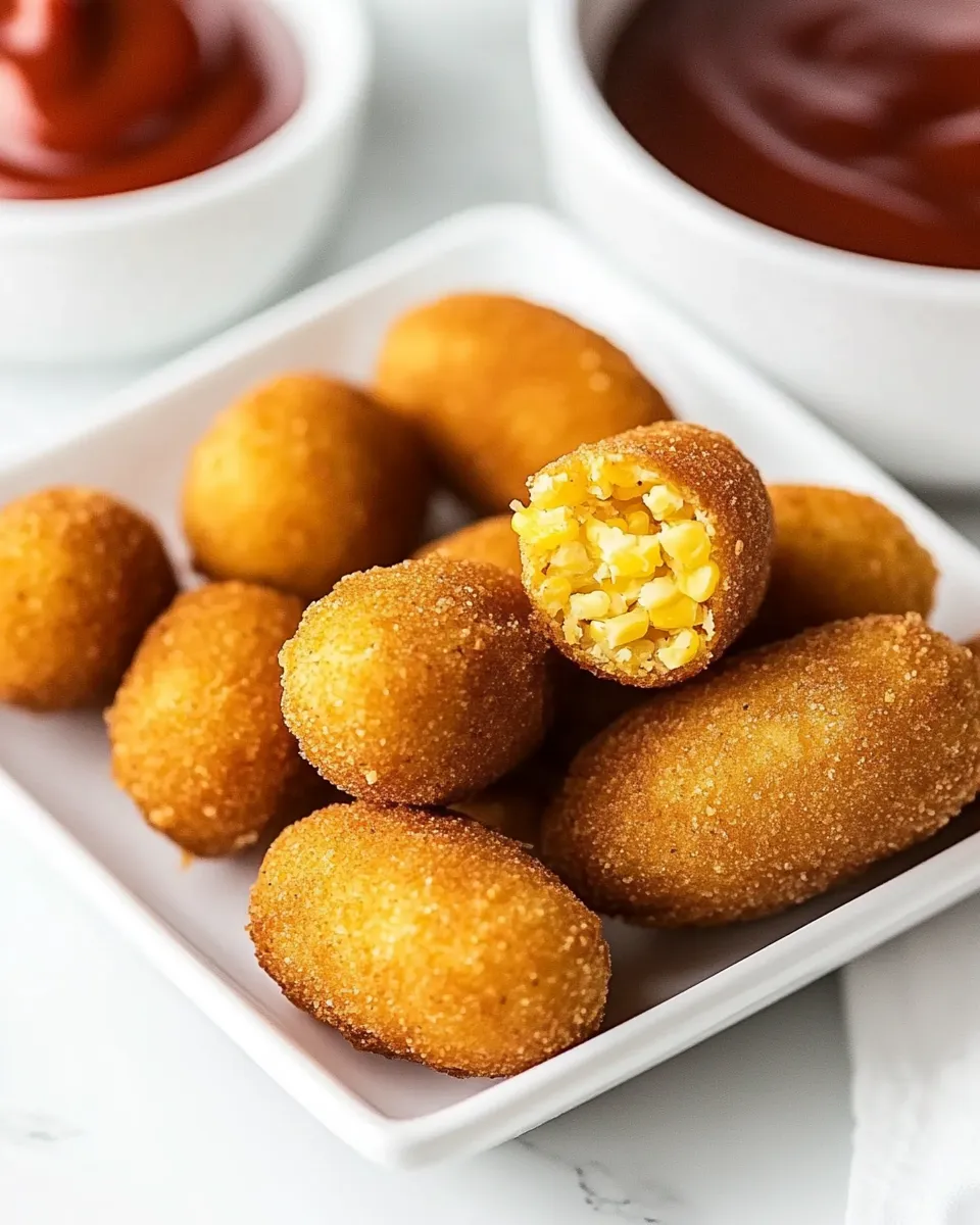 Homemade Air Fryer Mini Corn Dogs recipe photo