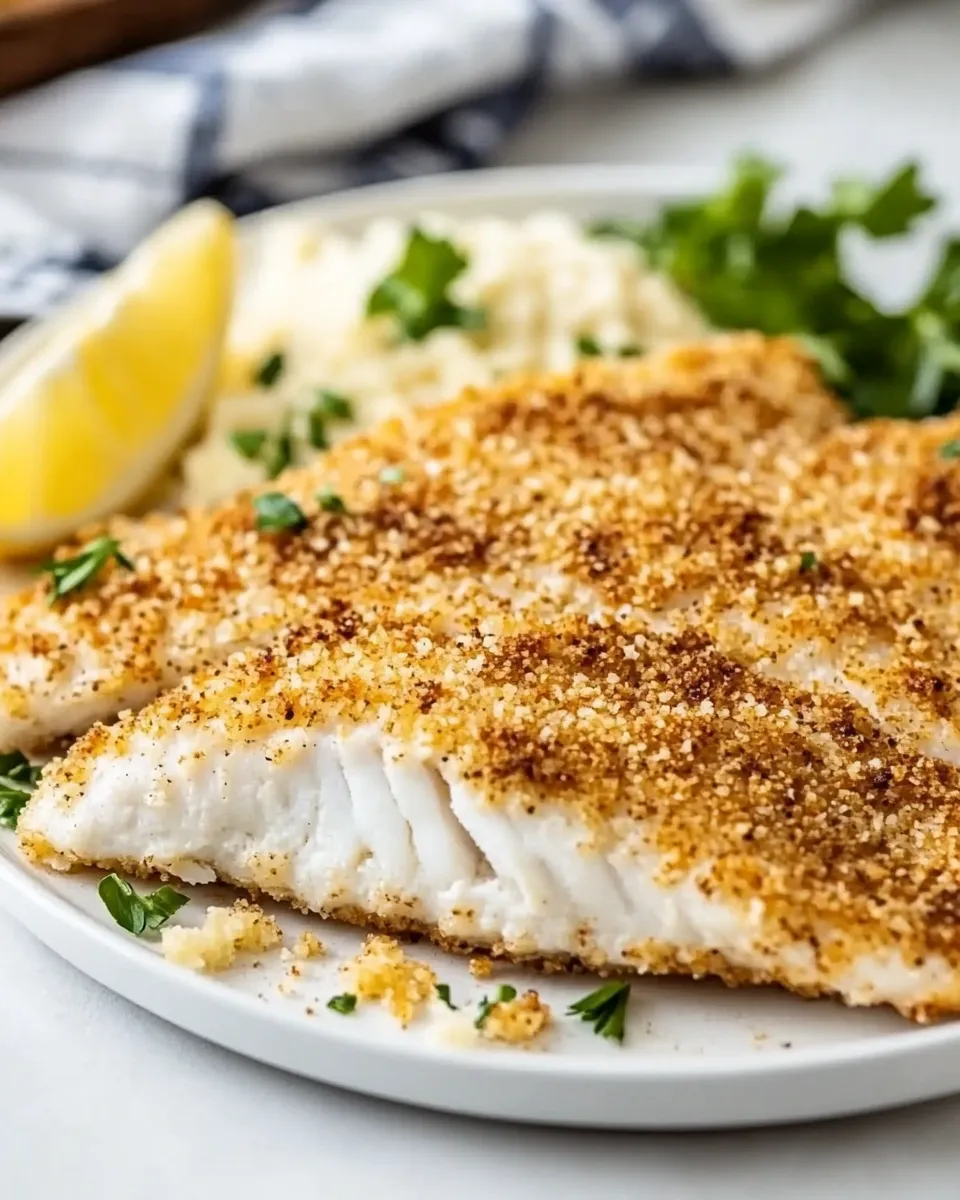 Delicious Air Fryer Parmesan Crusted Tilapia image