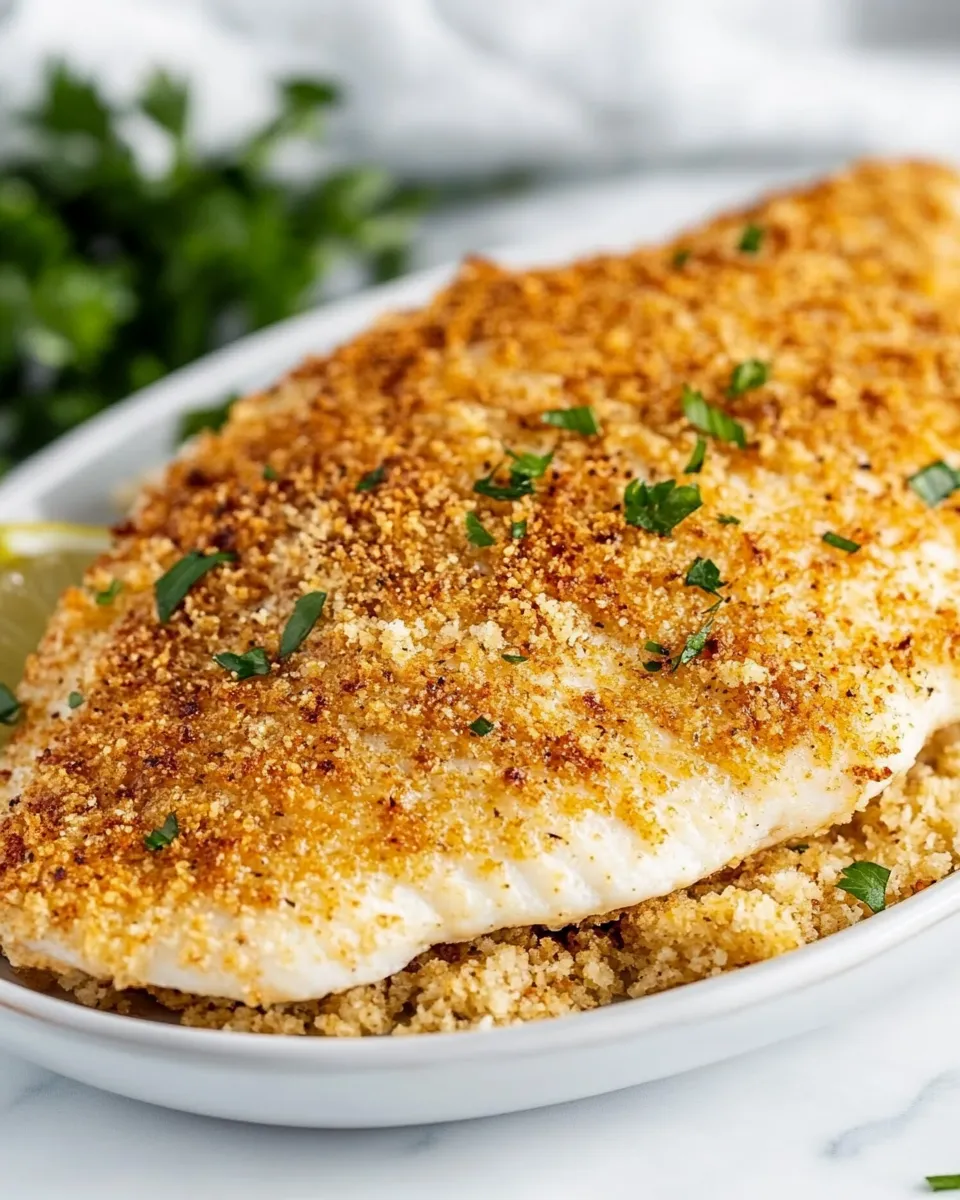 Healthy Air Fryer Parmesan Crusted Tilapia recipe photo