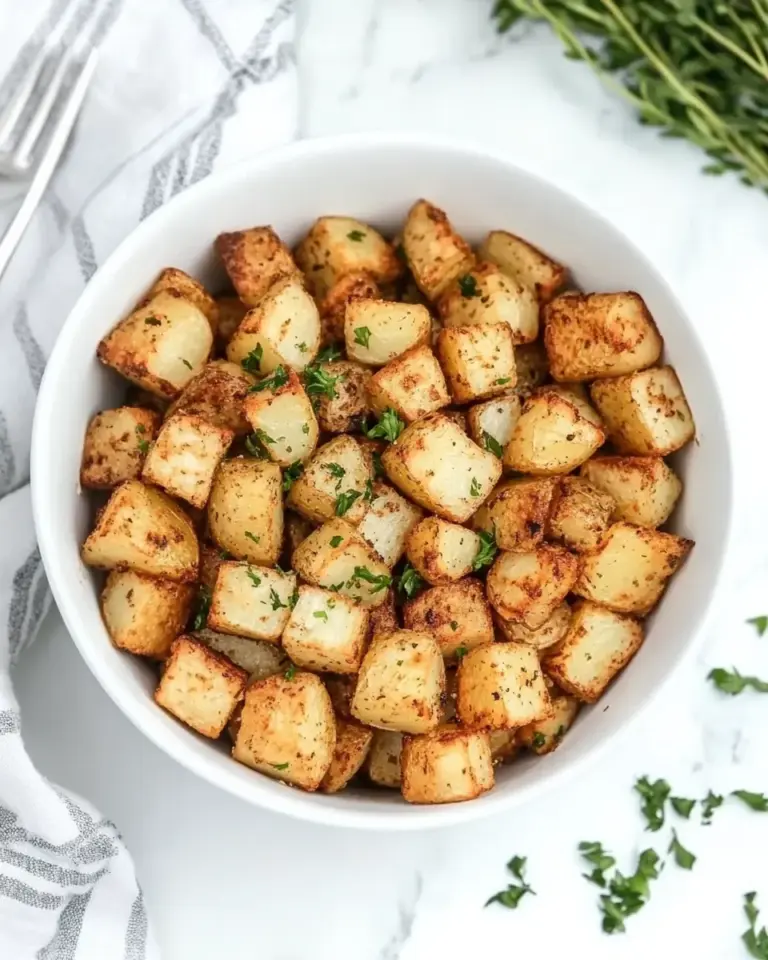 Homemade Air Fryer Potato Cubes photo
