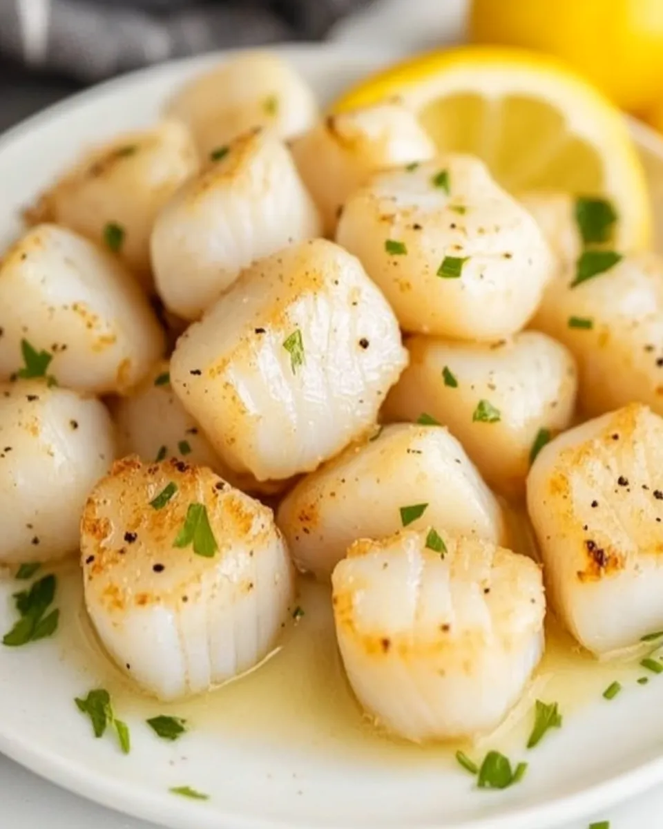Healthy Air Fryer Scallops recipe photo