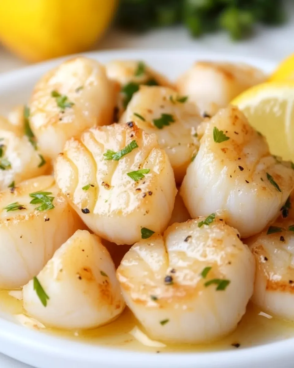 Quick Air Fryer Scallops shot