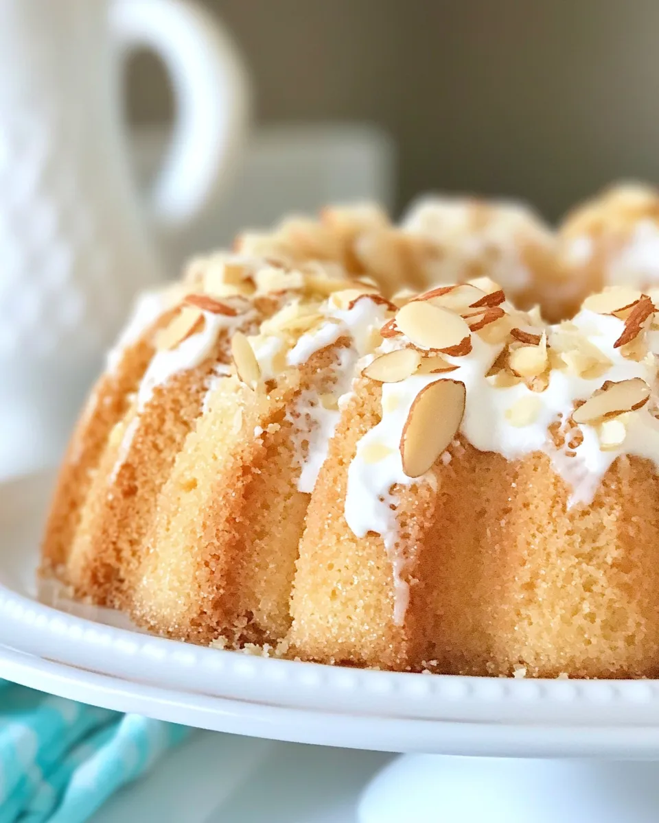 Homemade Almond Bundt Cake recipe photo