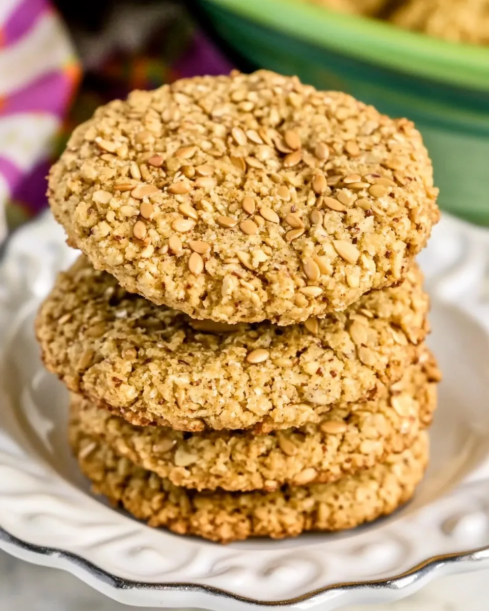 Homemade Almond Flour Flaxseed Cookies photo