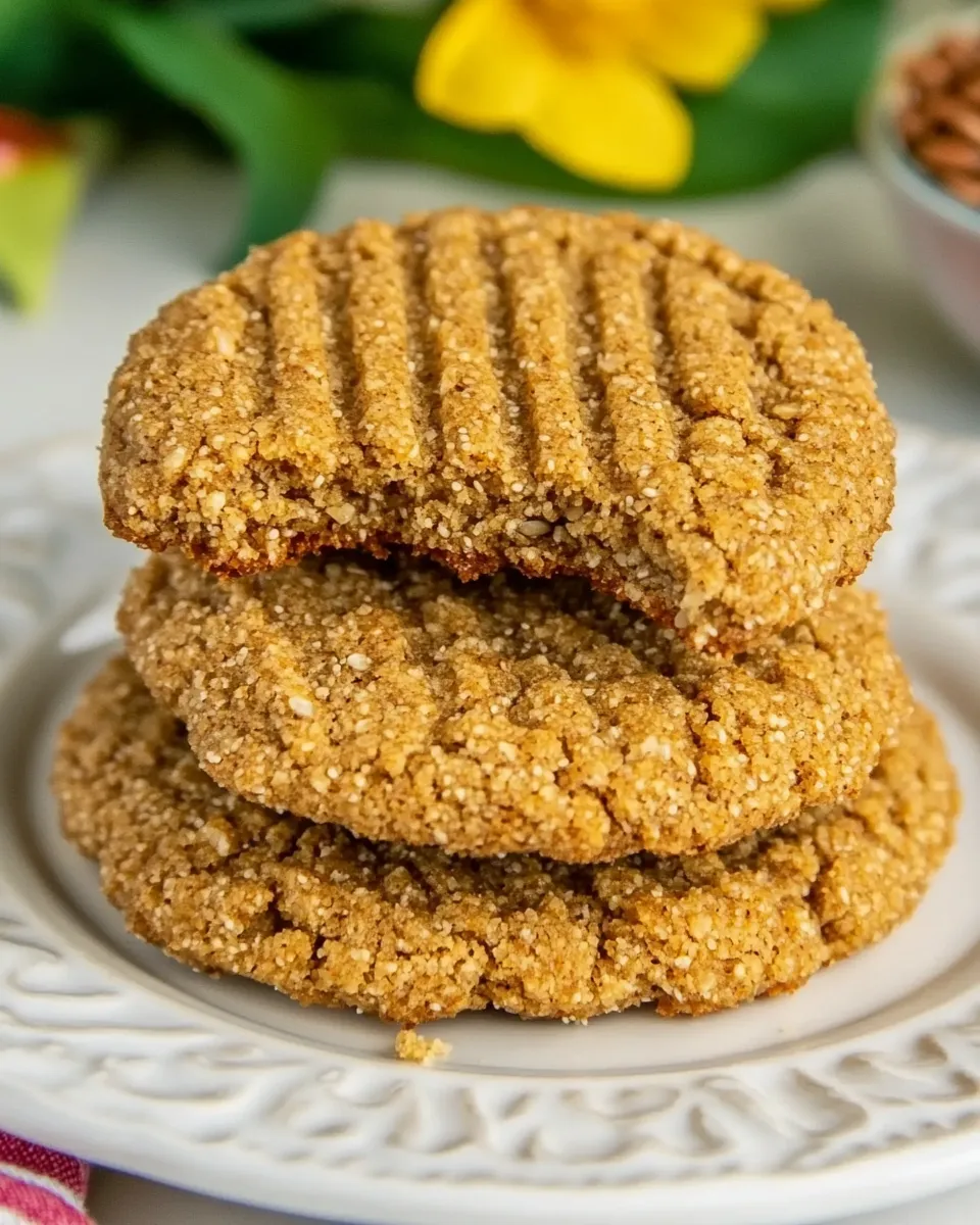 Classic Almond Flour Flaxseed Cookies image
