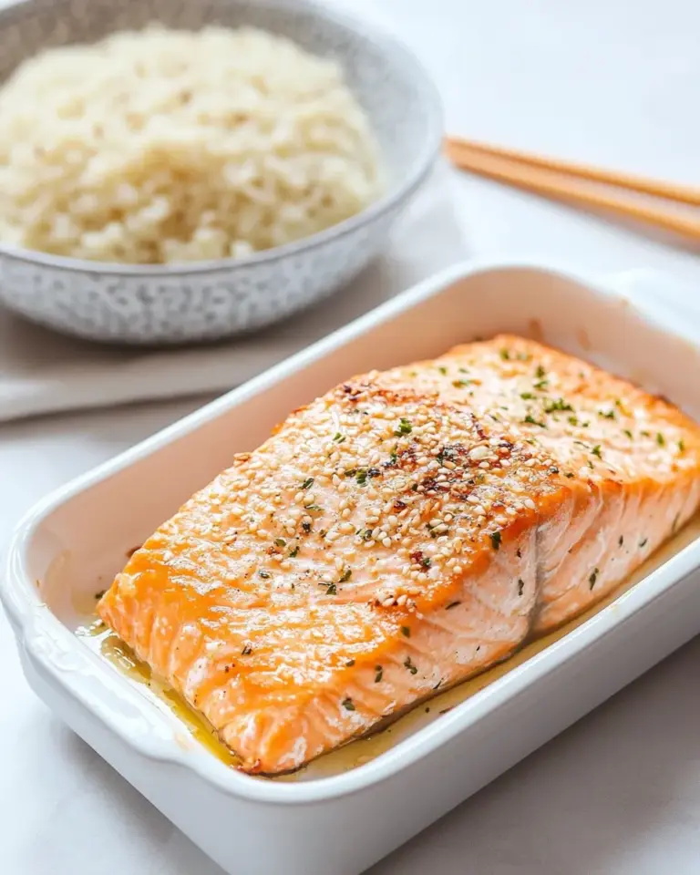 Easy Asian Baked Salmon Recipe photo