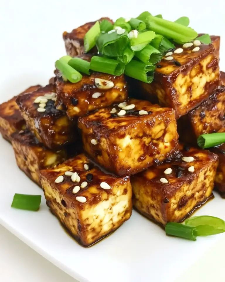Homemade Asian Garlic Tofu (Easy!) recipe photo
