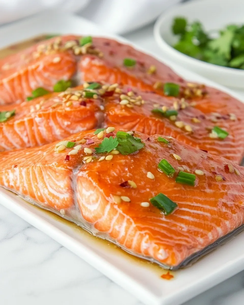 Quick Asian Salmon Fillets recipe image