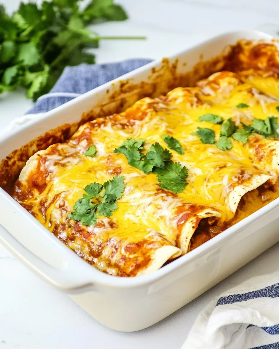 Homemade Authentic El Chico Cheese Enchiladas photo