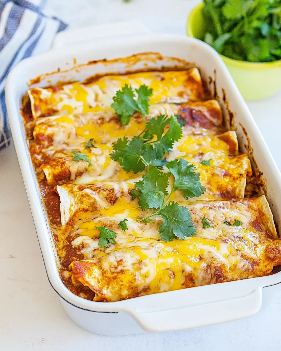 Easy Authentic El Chico Cheese Enchiladas dish photo