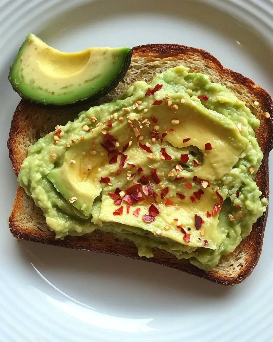 Homemade Avocado Breakfast Toast photo