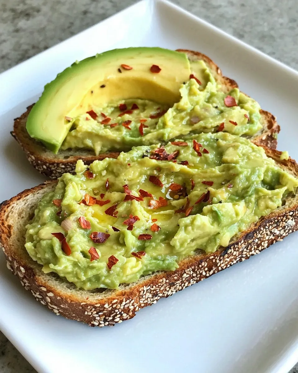 Classic Avocado Breakfast Toast image