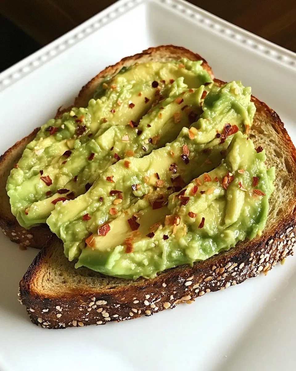Easy Avocado Breakfast Toast recipe photo