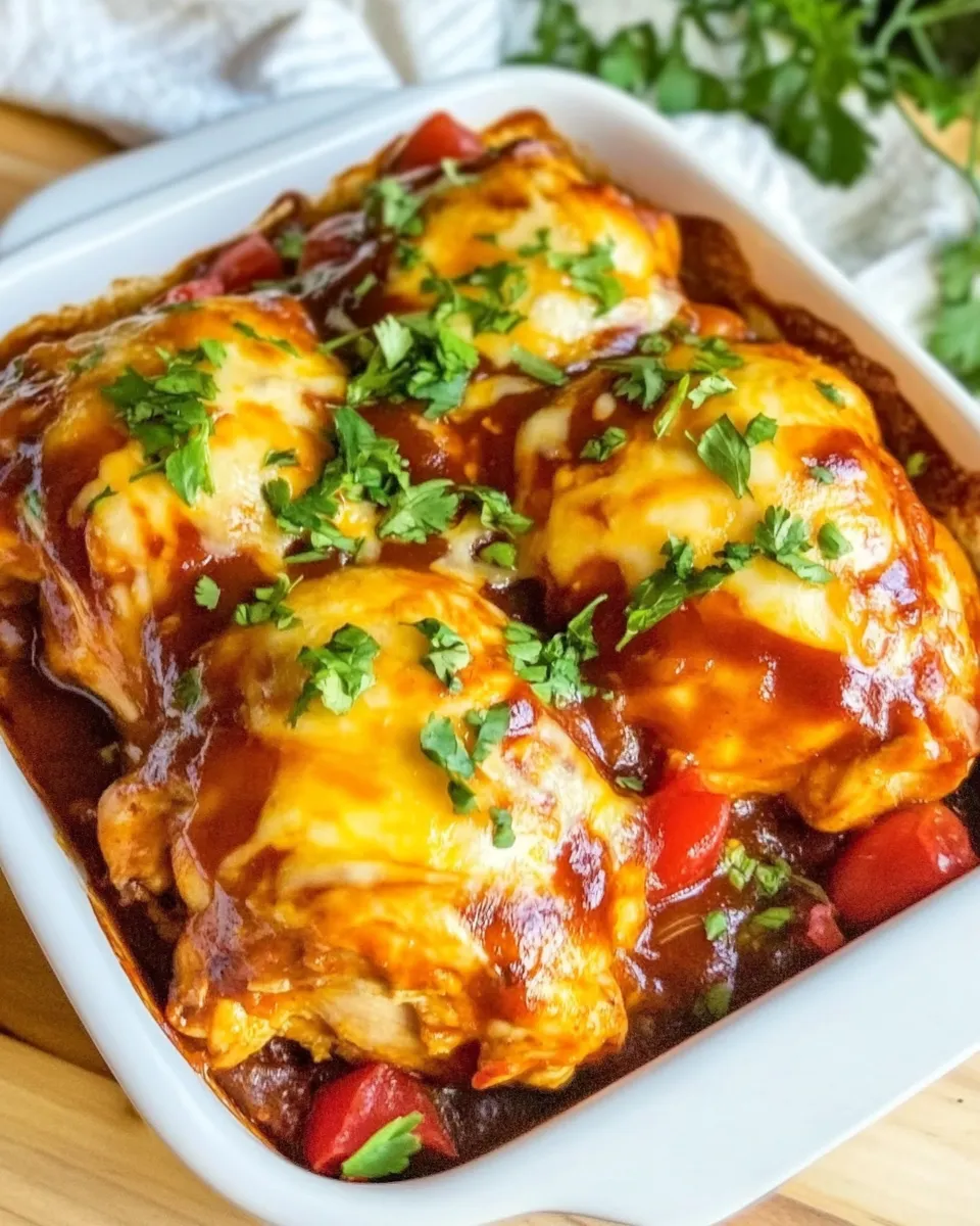 Delicious BBQ Chicken Bake shot