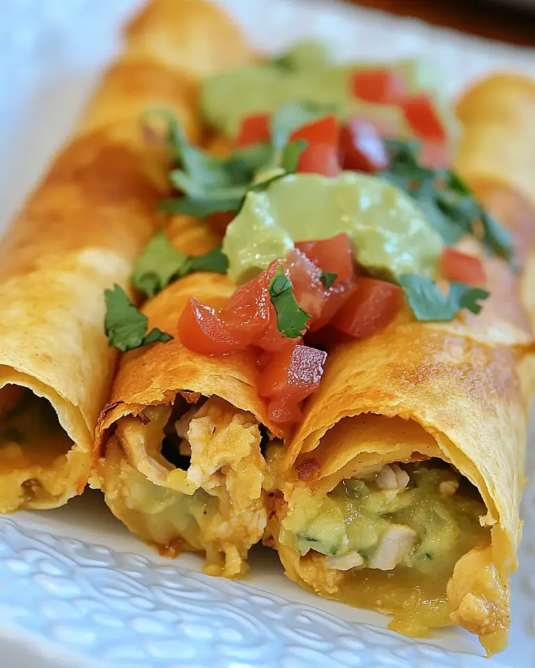 Homemade Baked Chicken Taquitos photo