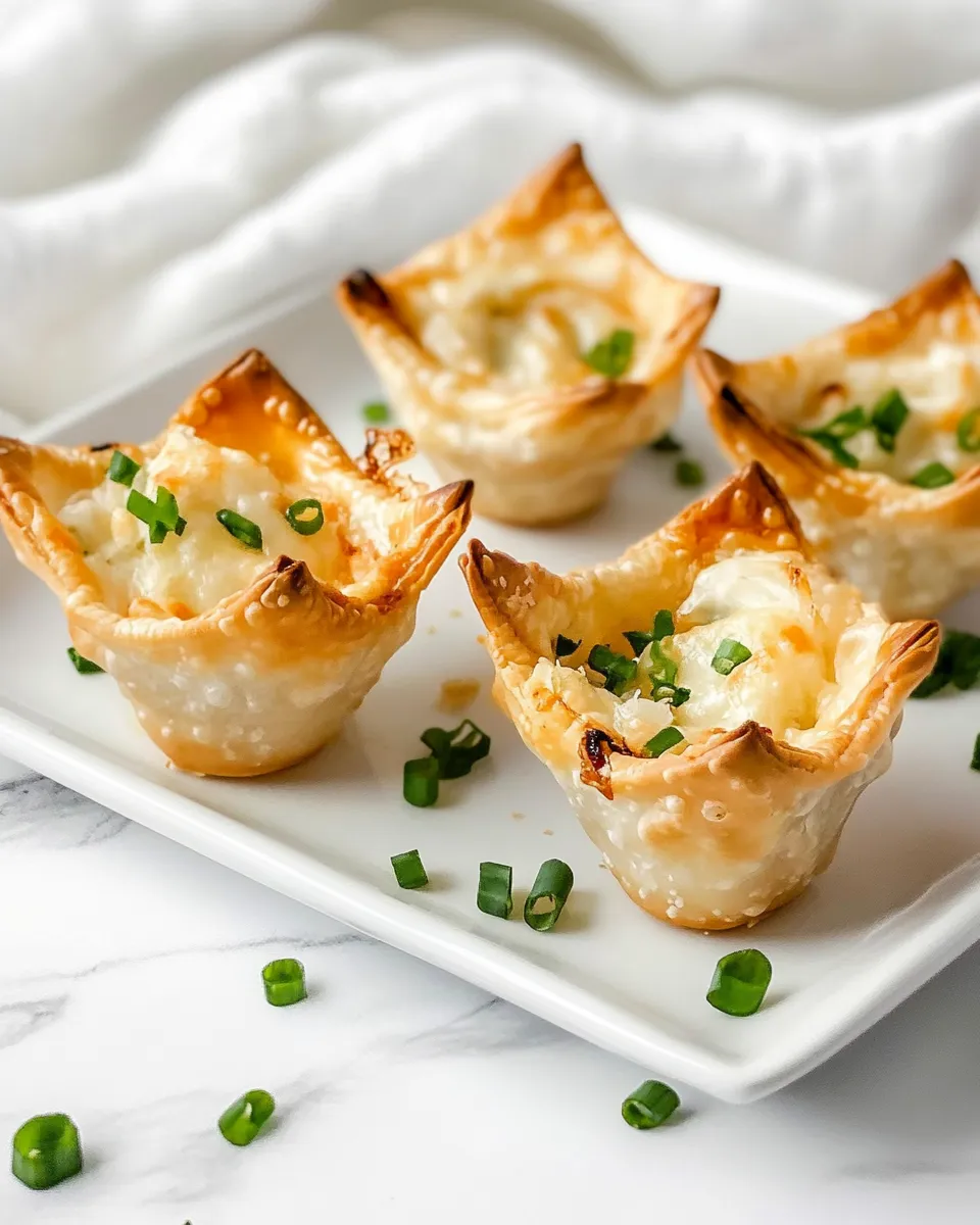 Classic Baked Crab Rangoon Cups image