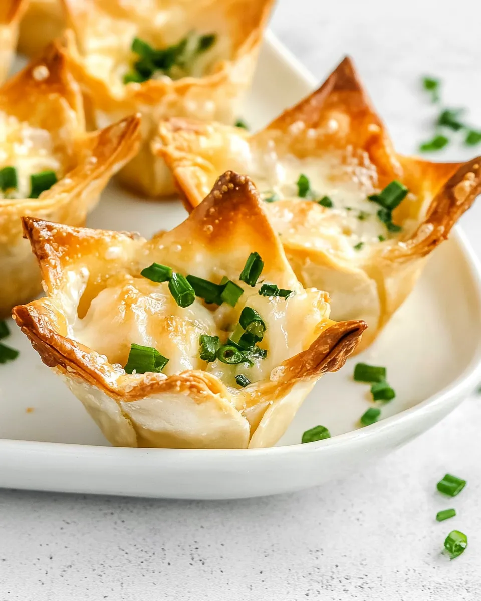 Easy Baked Crab Rangoon Cups recipe photo